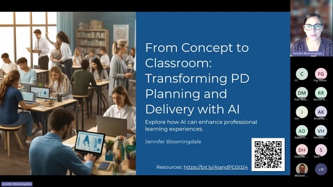 Thumbnail for From Concept to Classroom Transforming PD Planning and Delivery with AI