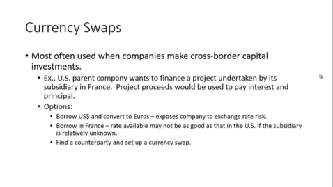 Thumbnail for Currency Swaps - FSMA 3030