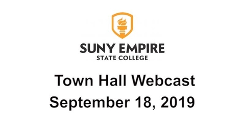 Thumbnail for Town Hall meeting 09/18/2019