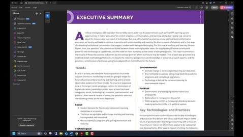 Thumbnail for Demonstration of Using Adobe Read Out Loud