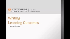 Go to Learning Outcomes with duration: 31 minutes, 39 seconds
