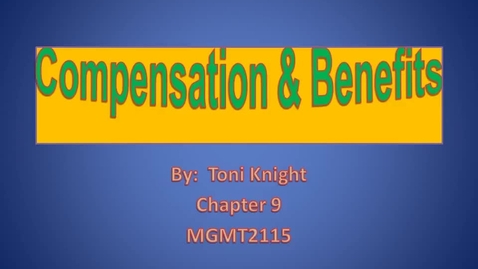 Thumbnail for Compensation &amp; Benefits - HRMS 3015
