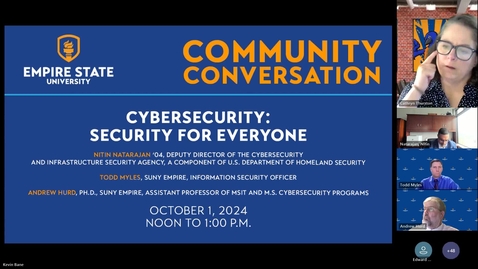 Thumbnail for Community Conversation “Cybersecurity Security for Everyone”