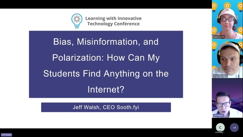 Thumbnail for Bias, Misinformation, and Polarization How Can My Students Find Anything on the Internet
