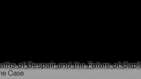 Thumbnail for Spring 2021 General Meeting Anne Case,  The Deaths of Despair and the Future of Capitalism - ECON 2020