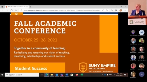 Thumbnail for entry Fall Academic Conference - Plenary Session 2 - October 27, 2022