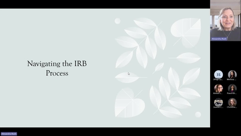 Thumbnail for Navigating the IRB Process