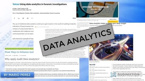 Thumbnail for What is Audit Data Analytics - ACCT 4015