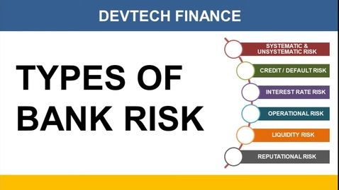 Thumbnail for Types of Risk in Banking