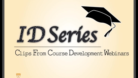 Thumbnail for Writing Learning Objectives Webinar Clip #1 What are Learning Objectives? How are they helpful?