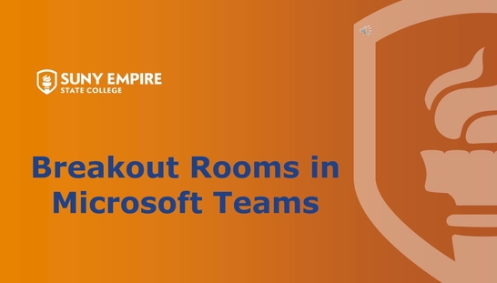 Breakout Rooms in MS Teams