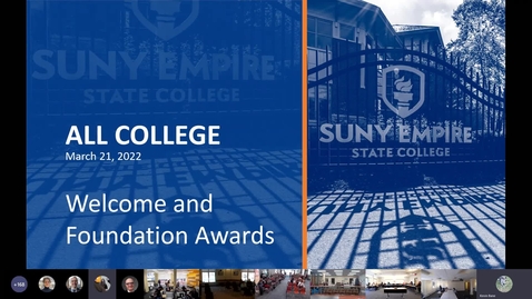 Thumbnail for entry AC  *Welcome and Foundation Awards-2022