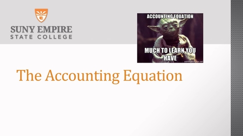 Thumbnail for entry accounting equation