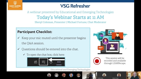 Thumbnail for  9-30-20 VSG Refresher Webinar by EET 