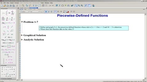 Thumbnail for Solution 1-7(b) Piecewise-Defined Functions-Analytic Solution