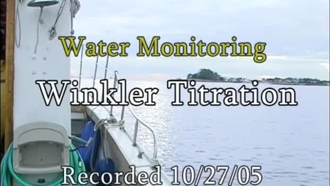 Thumbnail for Winkler Titration (Module 2)
