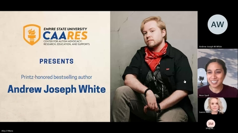 Thumbnail for CAARES Presents Bestselling Author Andrew Joseph White