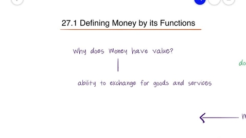 Thumbnail for 27.1 - Defining Money by its Functions - ECON 2015