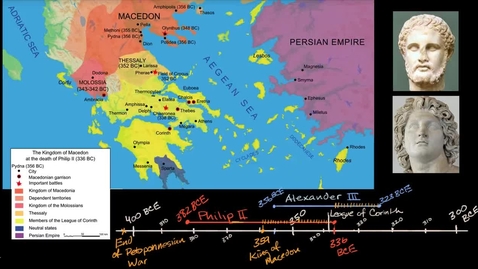 Thumbnail for Philip of Macedon unifies Greece - World History - Khan Academy - HIST 1115
