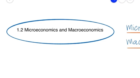 Thumbnail for 1.2 Microeconomics and Macroeconomics - ECON 2015