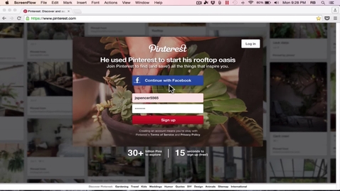 Thumbnail for entry Pinterest Tutorial