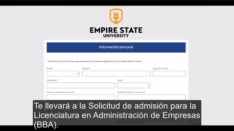Thumbnail for Solicitud de admisión para la licenciatura en Administración de Empresas