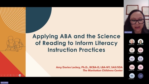 Thumbnail for Partners in ABA 2025 Dr. Davies Lackey Keynote