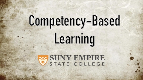 Thumbnail for entry Introduction to Competency Based Learning