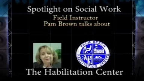 Thumbnail for entry Interview with Pam Brown about the Habilitation Center in Boca Raton.mp4