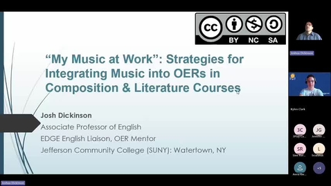Thumbnail for &quot;My Music At Work&quot;: Strategies for Integrating Music into OERs and and Composition &amp; Literature Courses