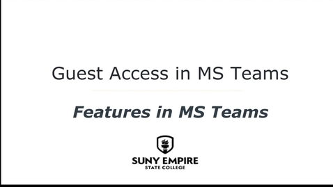 Thumbnail for entry Accessing MS Teams without Logging In (Guest Access)