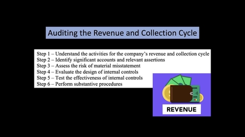Thumbnail for How to Assess Inherent Risk and Control Risk for Revenue - ACCT 4015