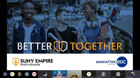 Thumbnail for SUNY Empire and Manhattan EOC Ceremonial Partnership Event - April 21, 2021