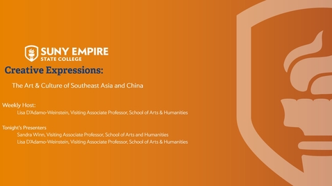 Thumbnail for The Art and Culture of Southeast Asia and China