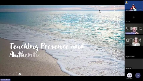 Thumbnail for Teaching Presence and Authentic Optimism in the Online Classroom