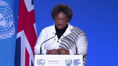 Thumbnail for entry Speech Mia Mottley, Prime Minister of Barbados at the Opening of the #COP26 World Leaders Summit