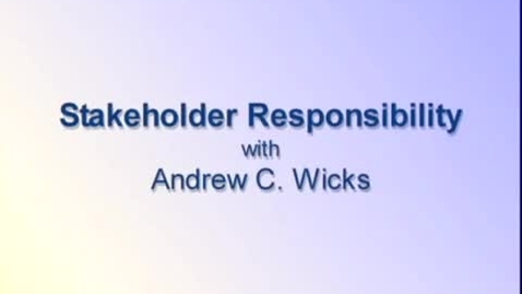 Thumbnail for Stakeholder Responsibility - HRMS 4020