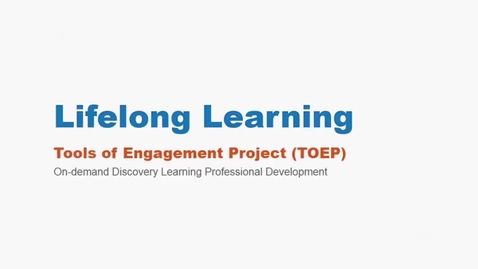 Thumbnail for Lifelong Learning Webinar 2/18/16