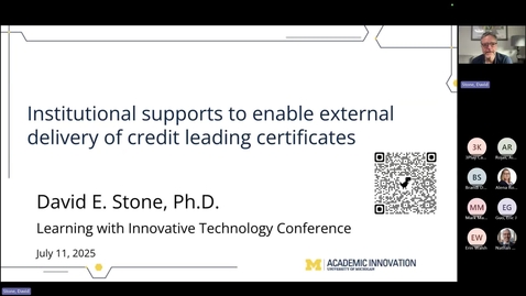 Thumbnail for Institutional Supports to Enable External Delivery of Credit Leading Certificates