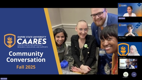 Thumbnail for CAARES Community Conversation 2025