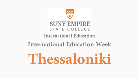 Thumbnail for entry International Education Week 2018