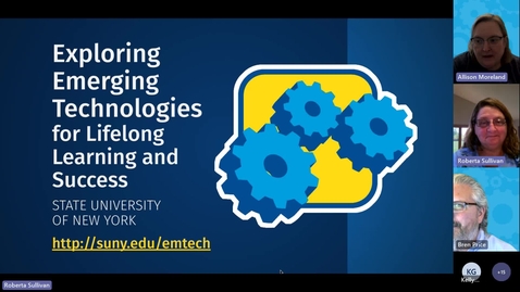 Thumbnail for entry SUNY Exploring Emerging Technologies for Lifelong Learning and Success