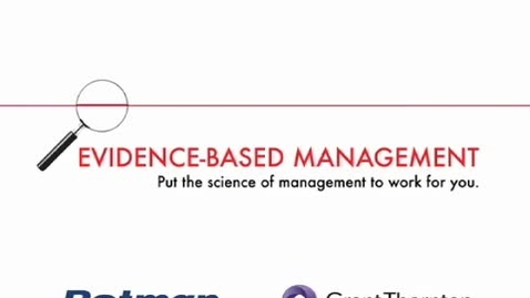 Thumbnail for Evidence-Based Management with Dr. Gary Latham - HRMS 4020