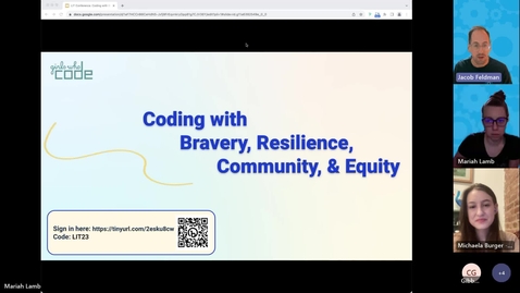 Thumbnail for entry Coding with Bravery, Resilience, Community, and Equity