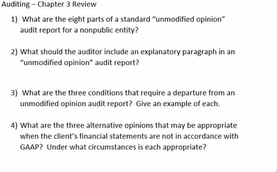 Auditing M02 Parts Of The Audit Report W Explanatory Paragraph Learnscape Suny Empire State College