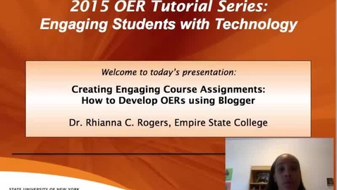 Thumbnail for entry OER Blogger