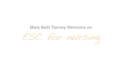 Thumbnail for entry MaryBeth Tierney Simmons Nursing Testimonial