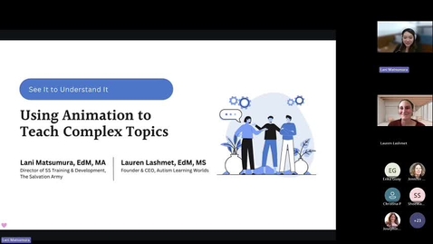Thumbnail for See It to Understand It: How to Use Animation to Teach Complex Topics