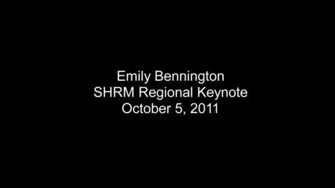 Thumbnail for Five Steps to World Class Onboarding (SHRM Keynote 11.11) - HRMS 3015