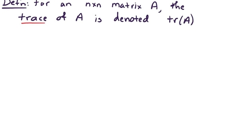 Thumbnail for entry Sec 2.3 Trace of a matrix